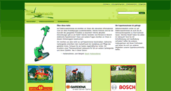Desktop Screenshot of elektrorasentrimmer.de