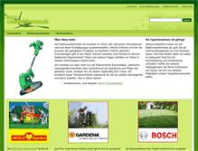 Tablet Screenshot of elektrorasentrimmer.de